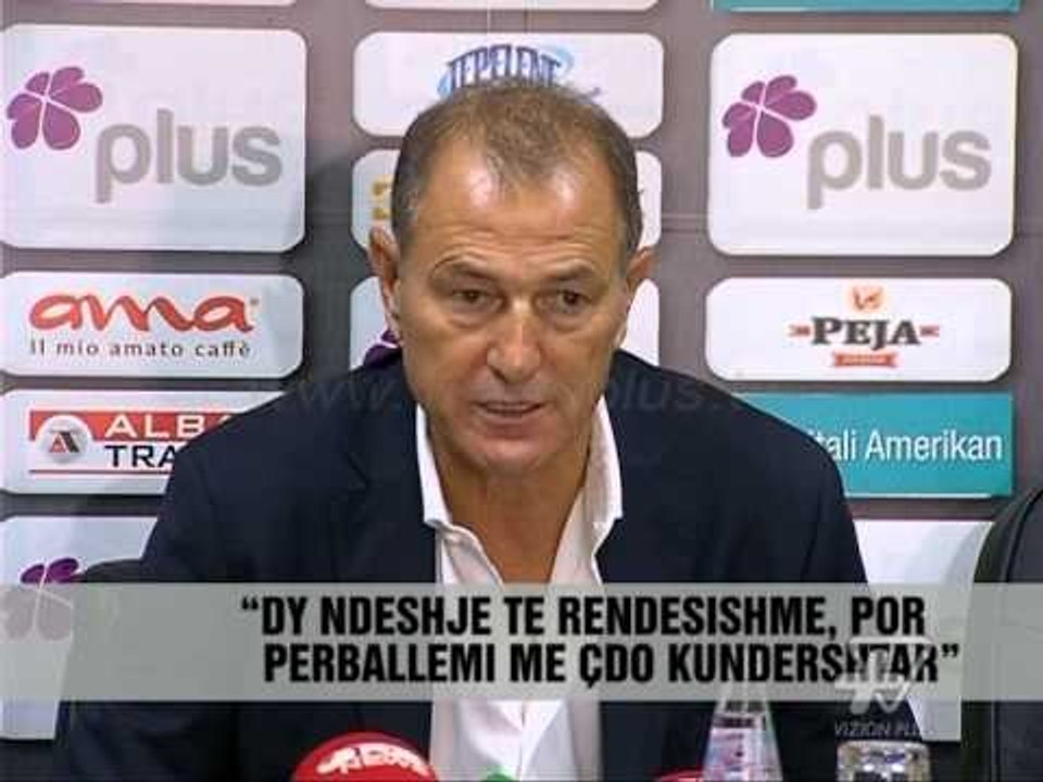 De Biasi motivon futbollistët  - News, Lajme - Vizion Plus