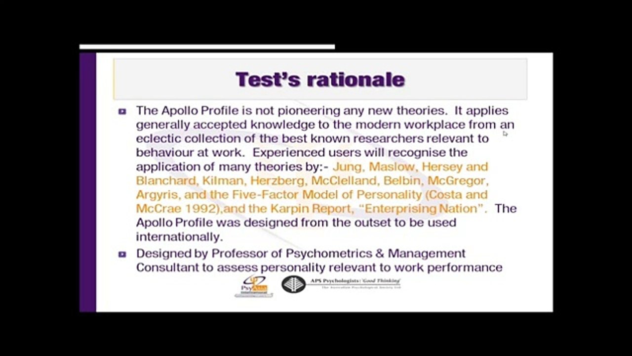 Psychometrics & Human Resources