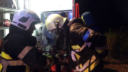 Walcourt: un incendie ravage une habitation (23/11/15)