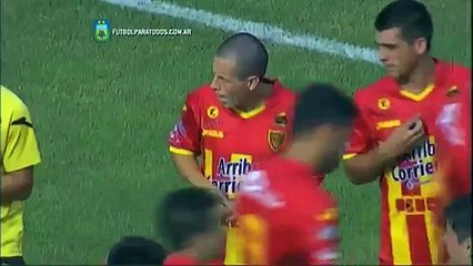 El pasillo de los campeones. Boca Unidos - Atlético Tucumán. Fecha 42. B Nacional 2015. FPT