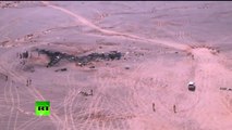 Aerial footage of 7K9268 A321 crash site