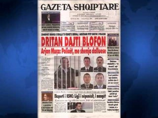 SHTYPI I DITES TITUJT KRYESORE TE FAQEVE TE PARA TE GAZETAVE SHQIPTARE 30 SHTATOR 2013