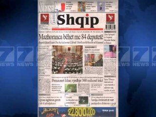 TITUJT KRYESORE TE FAQEVE TE PARA TE GAZETAVE SHQIPTARE 2 TETOR 2013 - News, Lajme - Kanali 7