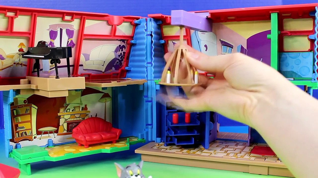 Tom And Jerry Tricky Trap House Playset Game Of Cat And Mouse