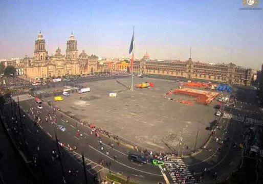 Seismic Alarm Sounds in Mexico City Following 5.5 Magnitude Earthquake