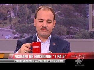Presidenti Nishani në një mëngjes ndryshe në "7 pa 5" - News, Lajme - Vizion Plus