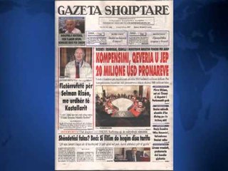 SHTYPI I DITES TITUJT KRYESORE TE FAQEVE TE PARA TE GAZETAVE SHQIPTARE 14 TETOR 2013