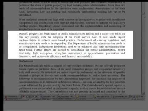 STATUSI I KANDIDATIT BE REKOMANDON DHENIEN E STATUSIT PER SHQIPERINE LAJM