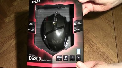 MSI Interceptor DS200 9 Button Laser Gaming Mouse S12-0401170-EB5
