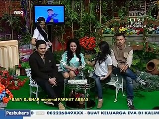 Farhat Abbas & Regina Diramal Baby Djenar @Pesbukers 07 02 2014