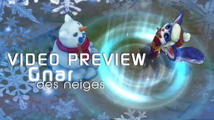 Gnar des Neiges Aperçu Skin League of Legends