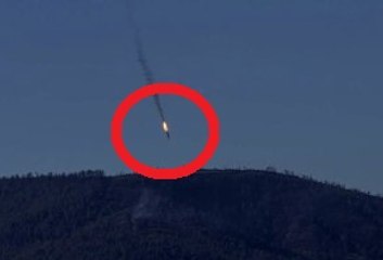 Russian Plane Shot Down By Turkey