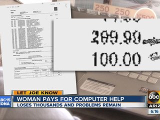 Computer virus protection program costs one woman thousands