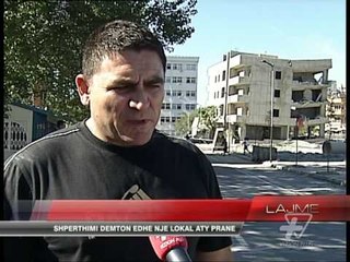 Shembja e pallatit me tritol - News, Lajme - Vizion Plus