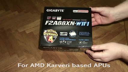 GIGABYTE GA-F2A88XN-WIFI FM2+ A88X Mini ITX AMD Motherboard
