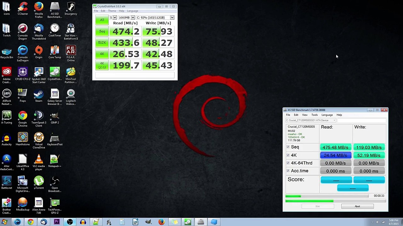 Crucial M500 120GB SSD Benchmarked After 2 Years Of Heavy Use! (Benchmarks)