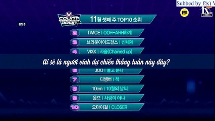 [Vietsub] f(x) Krystal - M! Countdown Winning Acceptance Speech {f(x) VN Subteam}