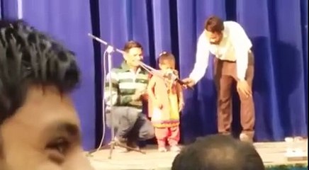 This 5 year old girl is blind but so talented