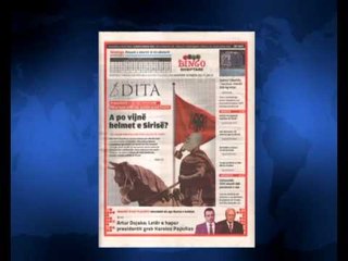 SHTYPI I DITES TITUJT KRYESORE TE FAQEVE TE PARA TE GAZETAVE SHQIPTARE 4 NENTOR 2013