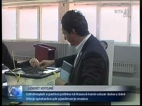 ZGJEDHJET NE KOSOVE HASHIM THAÇI DHE ISA MUSTAFA SHPALLIN FITOREN E PDK E LDK LAJM