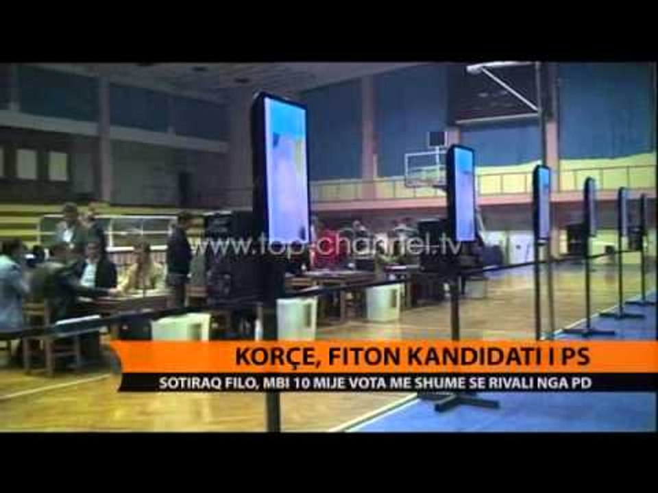 Korçë, fiton kandidati i PS - Top Channel Albania - News - Lajme