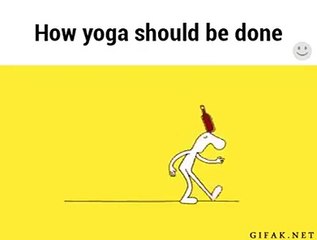 how yoga should be done