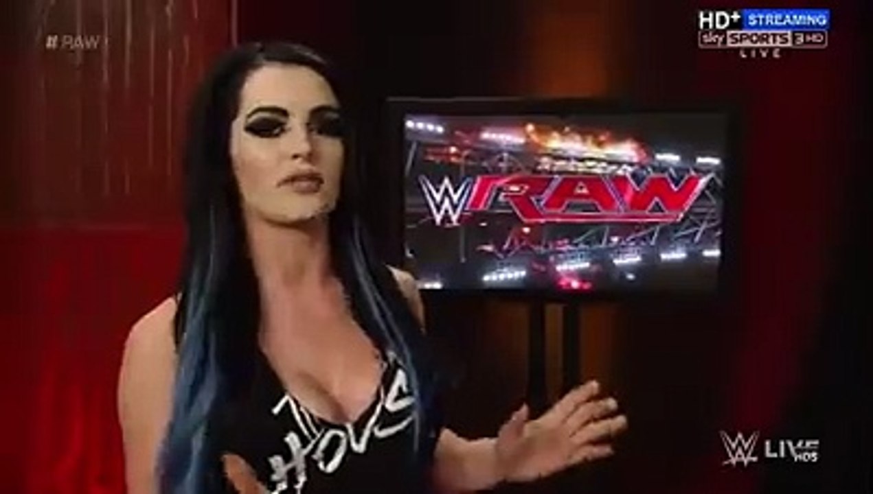Paige Backstage Segment - WWE RAW 23 11 15