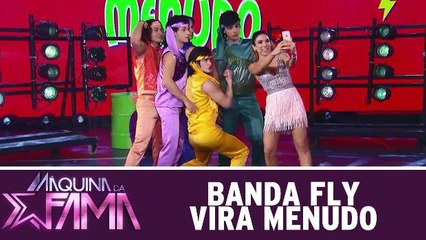 Banda Fly vira Menudo no Desafio