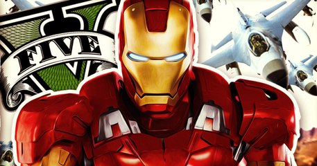 IRON MAN VS 1000 AVIONES | GTA V MODS
