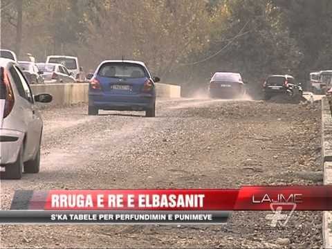 Rruga e re e Elbasanit, zvarriten punimet - News, Lajme - Vizion Plus