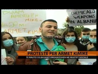 Protestë për armët kimike - Top Channel Albania - News - Lajme