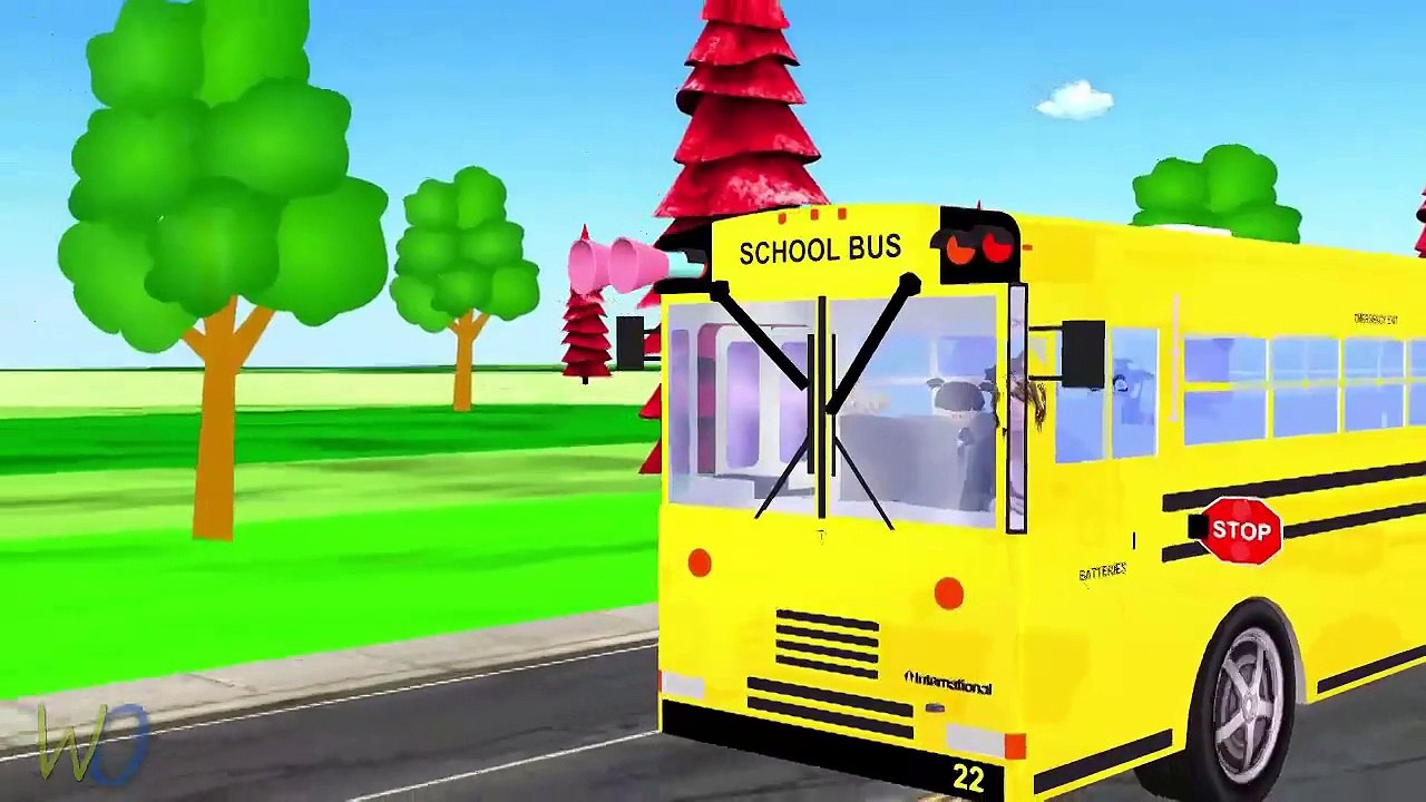 Wheels On The Bus Childrens Nursery Rhymes- Kids & Baby Songs