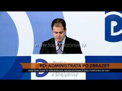 PD: Administrata po zbrazet - Top Channel Albania - News - Lajme