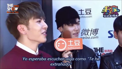 [SUB ESPAÑOL] 151117 B.A.P The Show Warm Up.~