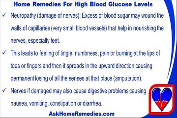 Home Based Remedies To Treat High Blood Glucose Levels