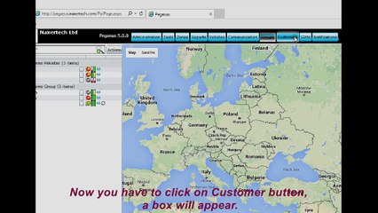 Add Customer in pegasus software