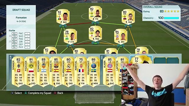 FIFA 16 - LUCKIEST FUT DRAFT EVER!! - FIFA 16 ULTIMATE TEAM