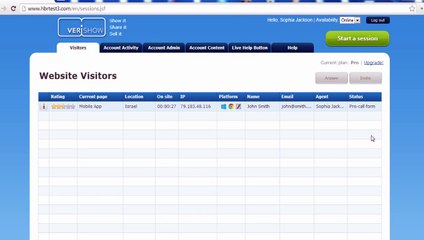 Mobile in-app remote assistance with video chat - VeriShow