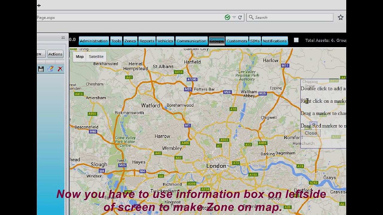 Create GeoZone in pegasus software