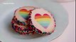 Valentine Rainbow Heart Cookies - Eugenie Cookies ...