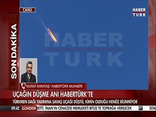 Suriye sınırında uçak düştü  Dünya Haberleri
