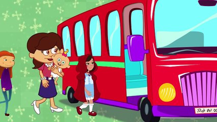 Otobüsün Tekerleği | Bebek Şarkıları | Çocuk Şarkıları | Sevimli Dostlar | Adisebaba TV