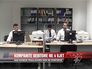 Penalizime për bizneset debitore - News, Lajme - Vizion Plus