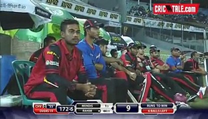 Muhammed Aamir saved 9 runs in last 6 balls