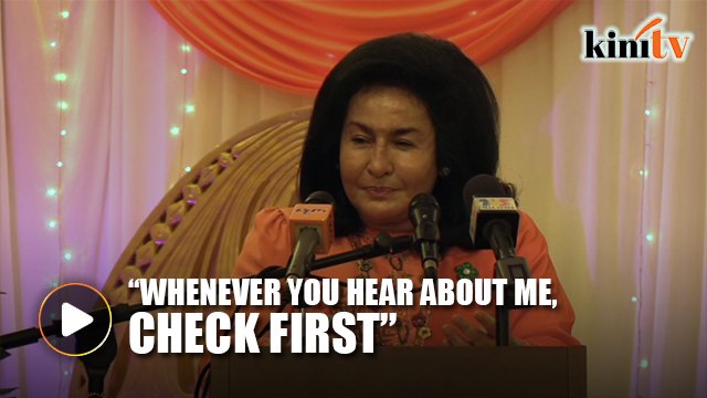 Rosmah: Don't buy all these stories on social media