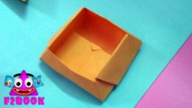 Origami Instructions  || How to make Origami Paper Box || F2BOOK