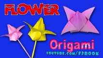 How to make paper flower - Origami Instructions- Paper Folding - F2BOOK