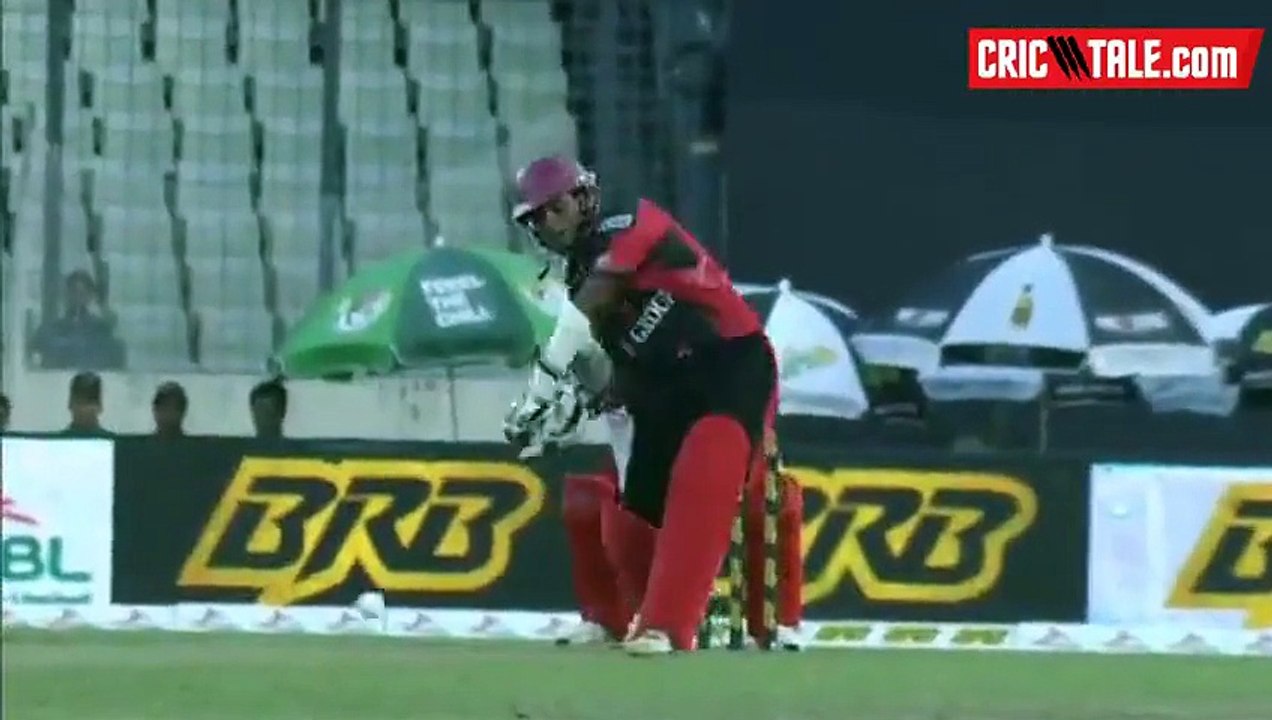Six Fours to Dilshan on Six Balls in BPL Nov 23, 2015