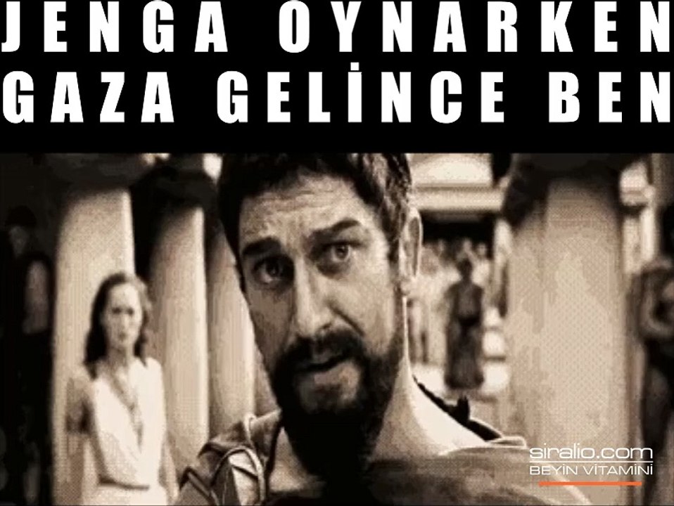 JENGA OYNARKEN GAZA GELİNCE BEN