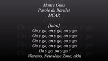 Maitre Gims - Le Barillet (Paroles)